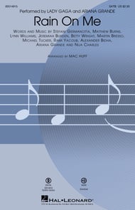 Rain on Me SATB choral sheet music cover Thumbnail